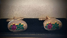 Load image into Gallery viewer, Rose Croix Cufflinks
