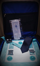 Load image into Gallery viewer, Master Mason Regalia Case With Lambskin Apron & Accessories