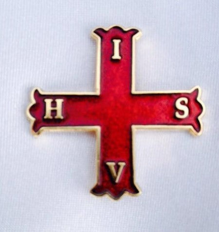 Red Cross of Constantine Pin