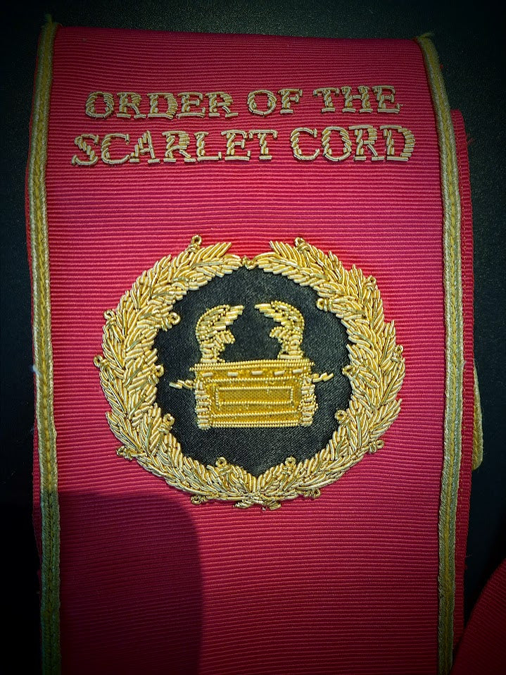 Scarlet Cord Grand Sash – The Crafty Freemason