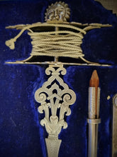 Load image into Gallery viewer, Complete set of Sterling silver working tools in box,
