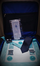 Load image into Gallery viewer, Master Mason Regalia Case With Lambskin Apron &amp; Accessories
