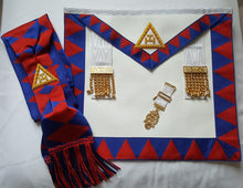 Load image into Gallery viewer, Royal Arch/Chapter Apron Sash and Jewel (lambskin)
