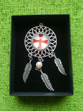 Load image into Gallery viewer, Knights Templar Themed Dream Catcher Pendant
