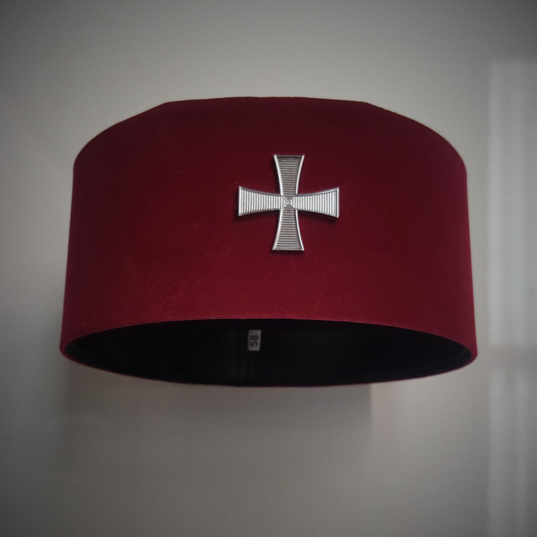 Knights Templar Cap With Badge