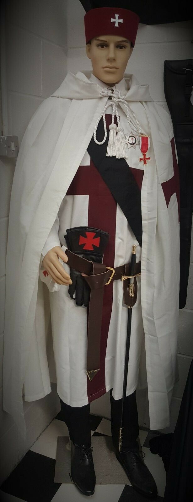 Knights Templar Tunic and Mantle