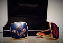 Load image into Gallery viewer, Masonic Gold Plated Cufflink
